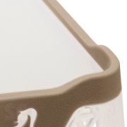 Cesta Organizadora Plástico Gris 16x12x7 cm