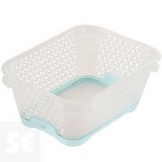 Cesta Organizadora Plástico Verde 16x12x7 cm