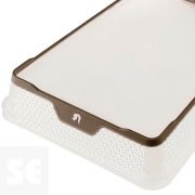 Bandeja Organizadora Plástico Gris 36x26x7 cm