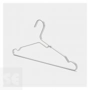 Perchas de Aluminio Plata 4 uds.