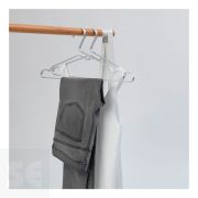 Perchas de Aluminio Plata 4 uds.