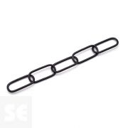 Cadena Recta Lisa Negra 2,5x29 mm