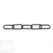 Cadena Recta Lisa Negra 2,5x29 mm