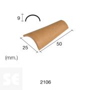 Teja Arabe Roja 1/10 25Unds.