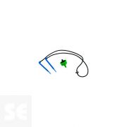 Kit Gotero con Microtubo/Piqueta 4 l/h 2 Salidas 60 cm 2 uds.