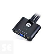 Conmutador KVM 2 puertos VGA-USB