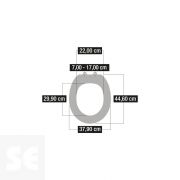 Tapa WC Inodoro Duroplast efecto Cedro
