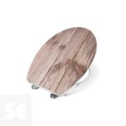 Tapa WC Inodoro Duroplast efecto Roble