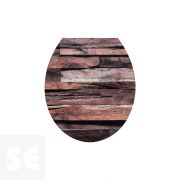 Tapa WC Inodoro Duroplast efecto Cedro