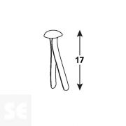 Clips Cierre Rápido de Oficina 17mm. (50u.)