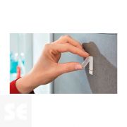 Powerstrips  Waterproof Gancho Acero Y Blanco Pequeño + Tiras