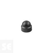 Tapa PVC M8 mm Negro