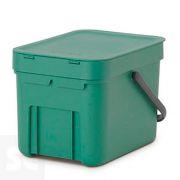 Sort & Go, Cubo de Desperdicios Verde Abeto 6 l