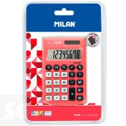 Calculadora Pocket 8 Dígitos Roja Funda