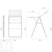 Tendedero de Alas Fresh White 15 m