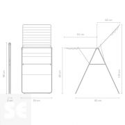 Tendedero de Alas Fresh White 20 m