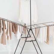 Tendedero de Alas 25 m Matt Black Barra Perchas 25 m