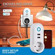 Muvit Io Enchufe Inteligente Wifi con 2 USB