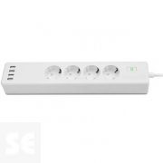Muvit Io Regleta Inteligente Blanca Wifi 4 Tomas 4 USB