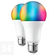 Pack Smart: Enchufe Inteligente + 2 Bombillas A60 E27 800 lm