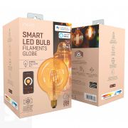 Muvit Io Bombilla Inteligente G, Filam. Globo E27/5 w/470 lm Ámbar