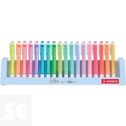 Stabilo Swing Cool Set de Mesa ( 8 Fluor + 10 Pastel) 18 uds.
