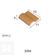 Teja Romana Roja 1/20  150Unds.
