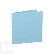 Tarjeta Doble Cuad. Papel 165Gr Azul Cielo 157/314x165 (5U.)