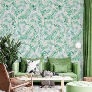 Papel Vinilo Autoadhesivo Yucatan Verde de 90x280cm