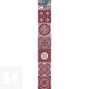 Decoracion Adh. Para Azulejos Cer. Roja (6 Láminas 15x15 Cm)