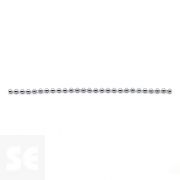 Cadena Bolas Latón Cromado 4 mm