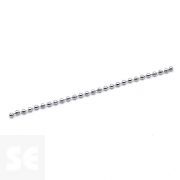 Cadena Bolas Latón Cromado 4 mm