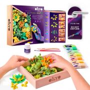 Suculentas Diy de Wood&Craft Energía 21x21cm