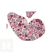 Decoracion 3D Mariposas Liberty Rosa (8x6,5Cm A 14x11Cm