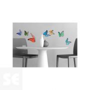 Decoracion 3D Mariposas Multicolor (8x6,5Cm A 14x11Cm