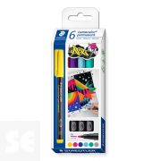 Estuche de Cartón 6 Rotuladores Lumocolor® Permanent 317