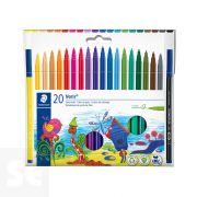 Estuche de Cartón Surtidos 20 Rotuladores Noris 326