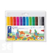 Estuche de Plástico Surtidos 12 Marcadores Noris Watercolour-Marker 340