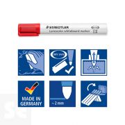 Estuche Exclusivo Staedtler Box 8 Marcadores Lumocolor® Whiteboard Marker 351