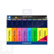 Estuche de Plástico Surtido 7 Marcadores Flúor Textsurfer® Classic 364