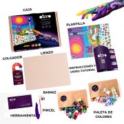 Pintura 3d Diy 30x40 Cm. Park Guell. Barcelona