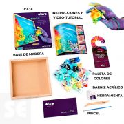 Wood&Craft Diy Mood Ocean Calm 21x21cm