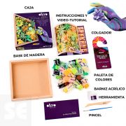 Suculentas Diy de Wood&Craft Energía 21x21cm