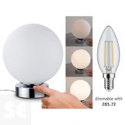 Lámpara Aari Cromo/Opal Max.1x20w-E14 R.77057