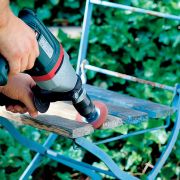 Cepillo Disco Nylon Vástago 6 mm Rojo/Agresivo Diámetro 75 mm Wolcraft 150