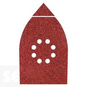 Lija Abrasiva Delta Corindon con Cierre adhesivo 107x142Mm Grano 80 6U