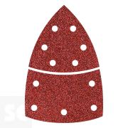 Lija Abrasiva Delta Corindon con Cierre adhesivo 95Mm/Base Grano 80 10U