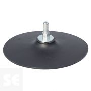 Plato Goma Con Vastago 6Mm. 125Mm. Wolcraft 2020000