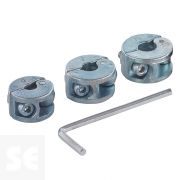 Juego Topes de Profundidad Para Brocas 6, 8, 10 mm Wolcraft 2755000