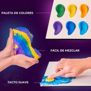 Conjunto Creativo Pintura 3d Diy Noche Estrellada 30x40cm